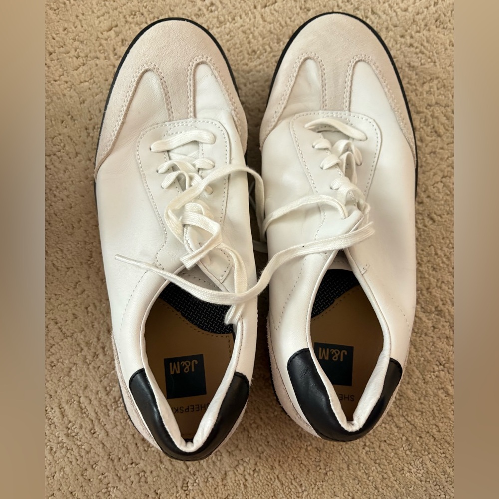 Johnston and Murphy White Leather Men's Shoes
